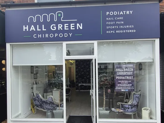 Hall Green Chiropody clinic exterior on Stratford Road