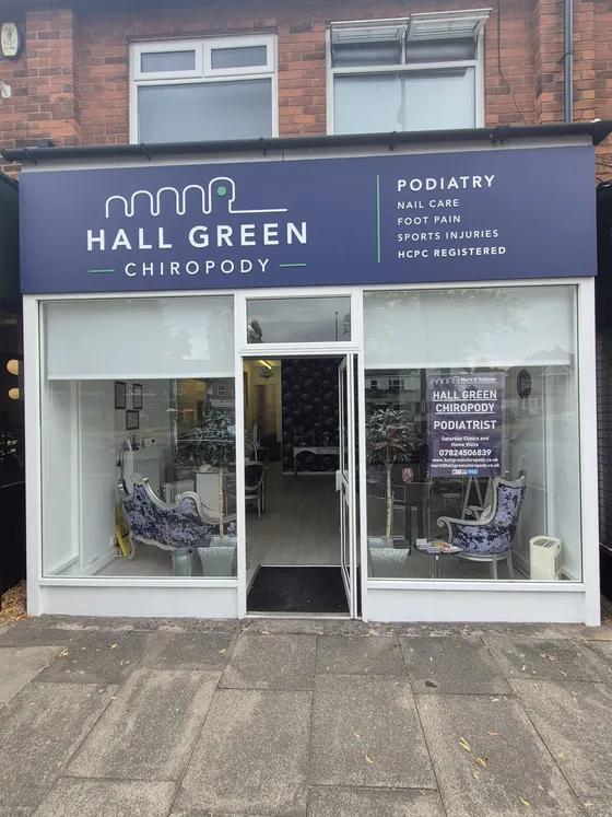 Hall Green Chiropody clinic exterior on Stratford Road